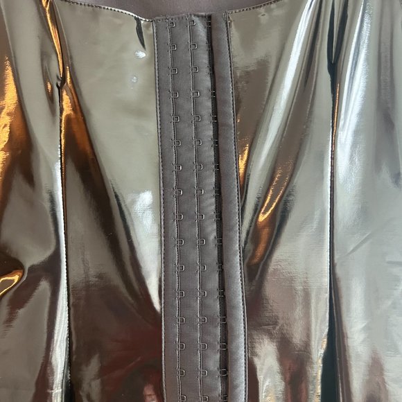 Cydnie Jordan Patent Mini Dress in Black - Picture 10 of 10